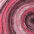 Abstract curved stripes, old, dark, disc, wave,pink, red, cream, love, multi-colored lines, fashion illustration leaf, summer,