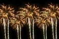 Abstract colored fireworks