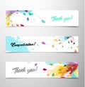 Abstract colored flower background. Royalty Free Stock Photo