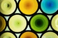 Abstract colored glass circles Royalty Free Stock Photo