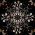 Golden element on a black and gray colors Royalty Free Stock Photo