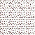 Cakes seamless pattern collection