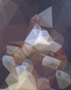 Abstract colored polygonal triangular mosaic background. 3d rendering Royalty Free Stock Photo