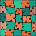 Abstract colored puzzle background Royalty Free Stock Photo