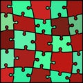 Abstract colored puzzle background Royalty Free Stock Photo