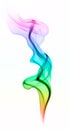 Abstract colored smoke Royalty Free Stock Photo