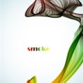 Abstract colored smoke background Royalty Free Stock Photo