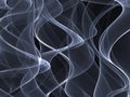 Abstract colored smoke on a black background Royalty Free Stock Photo