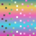 Abstract colored squares on gradient background. Abstract texture of colored squares. Royalty Free Stock Photo