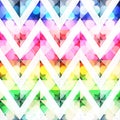 Abstract colored zigzag seamless pattern