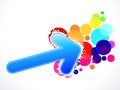 Abstract colorful arrow background Royalty Free Stock Photo