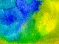 Watercolor art background abstract colorful textured