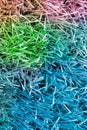 Abstract of colorful of the artificial grass Royalty Free Stock Photo