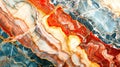 Abstract colorful background, agate texture close-up, detailed multicolored texture of natural marble stone Royalty Free Stock Photo