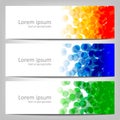 Abstract colorful background brochure template.