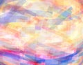 Abstract colorful background with chaotic stripes. Vector