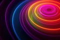 Abstract colorful background with circles. Royalty Free Stock Photo