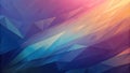 abstract colorful background consisting of triangles and shapes with light effect Royalty Free Stock Photo