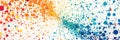 Abstract colorful background with dots and circles. Light multicolor pattern of dots and a gradient