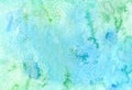 Abstract colorful background. Handmade texture in green and