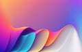 Abstract colorful waves background design