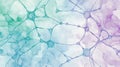 Abstract Colorful Background with Neural Network Connection Patterns Royalty Free Stock Photo