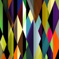 Abstract colorful background, retro style, with triangles, rhombus, vertical Royalty Free Stock Photo