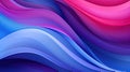 Abstract colorful background with smooth lines in blue, purple, and pink colors. Generative AI Royalty Free Stock Photo