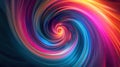Abstract colorful background with smooth lines in spiral. Generative AI Royalty Free Stock Photo