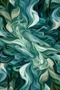 abstract colorful background with swirls of paint in green and blue colors Royalty Free Stock Photo