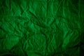 Abstract colorful background. Texture of crumpled dark green paper Royalty Free Stock Photo