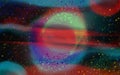 Colorful space background. Abstract universe background Royalty Free Stock Photo