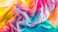 Abstract colorful background with vibrant colors flowing and mixing, creating a mesmerizing and dynamic visual