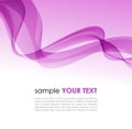 Abstract colorful background violet smoke wave Royalty Free Stock Photo