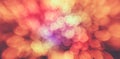 Abstract Colorful Background With Warm Colors. Bokeh Lights Out Royalty Free Stock Photo