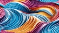 abstract colorful background A water wave splash icon, depicting the diversity and the beauty of water. The splash is rainbow