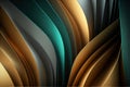 Abstract colorful background, wavy lines in a dynamic shape Royalty Free Stock Photo