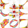 Abstract colorful backgrounds.