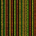 Abstract Colorful Barcode Pattern with Vertical Lines and Bright Colors. Royalty Free Stock Photo