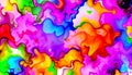 Abstract colorful blobs, vibrant shapes, and playful background art, Stock Photo, Generative AI Royalty Free Stock Photo