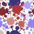 Abstract colorful blots