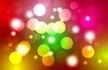 Abstract colorful blur boken background.