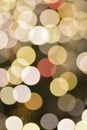 Abstract colorful Blurred Christmas illumination lights Royalty Free Stock Photo