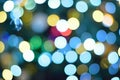 Abstract colorful Blurred Christmas illumination lights Royalty Free Stock Photo