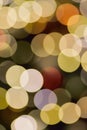 Abstract colorful Blurred Christmas illumination lights Royalty Free Stock Photo