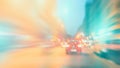 Abstract colorful blurry background, motion effect. Cars on the road, urban scene. Theme of city life, speeding and freedom