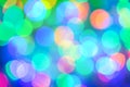 Abstract colorful bokeh background for design