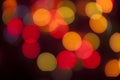 Abstract colorful bokeh background.
