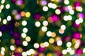 Abstract colorful bokeh design, holiday background, multicolored effect. Festive occasions concept, holiday, Christmas Royalty Free Stock Photo