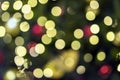 Abstract golden colorful bokeh design, holiday background, multicolored rainbow effect, festive concept Royalty Free Stock Photo